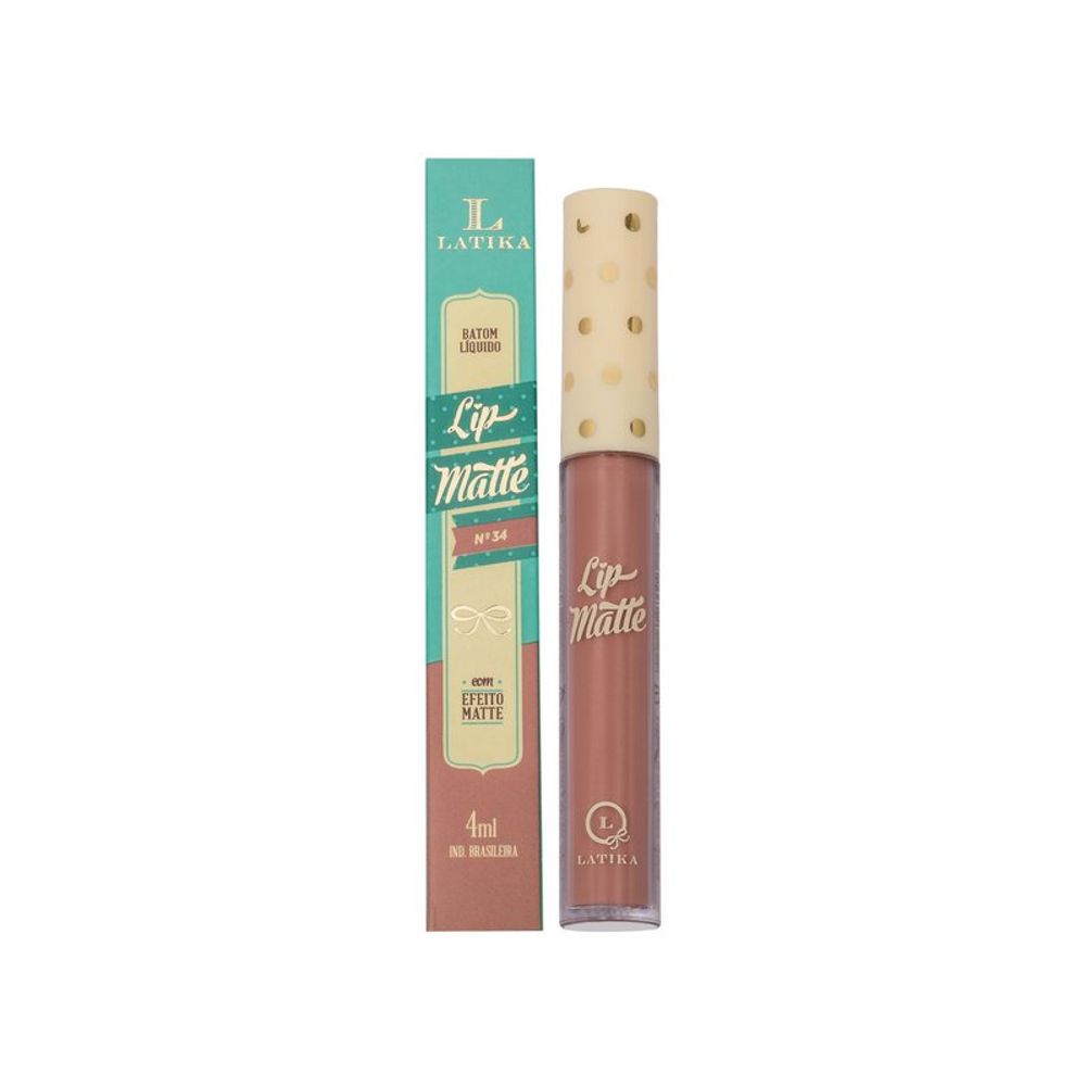0421880-001-BATOM_LIQUIDO_LIP_MATTE_ROSA_34_LATIKA_-_4ML_-_LATIKA
