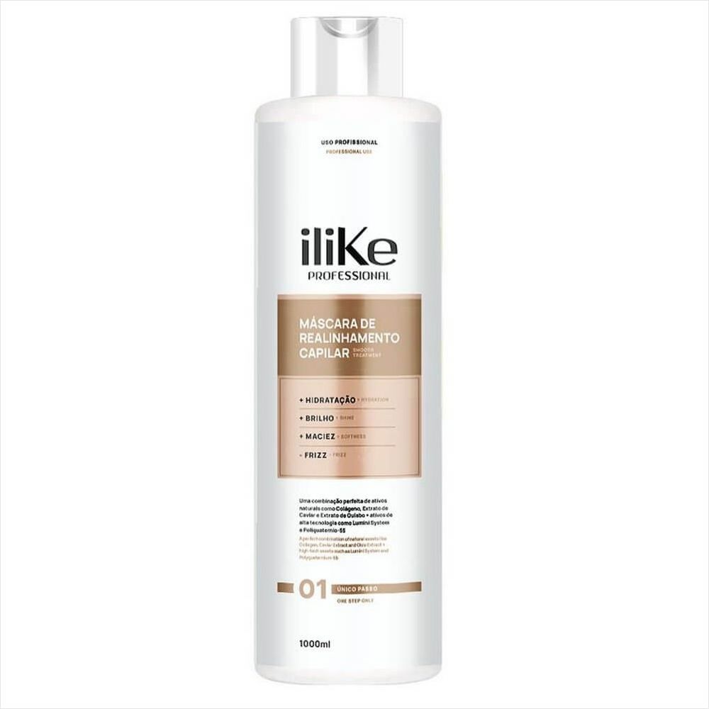 Máscara De Realinhamento Capilar Ilike Sem Formol 1L Máscara De Realinhamento Capilar Ilike Sem Formol 1L