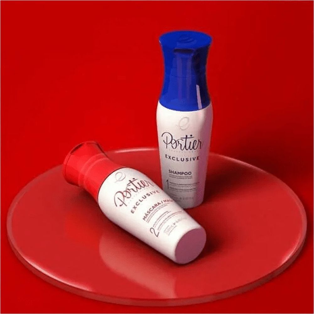 KIT EXCLUSIVE SHAMPOO + MASCARA 1L - PORTIER KIT EXCLUSIVE SHAMPOO + MASCARA 1L - PORTIER